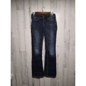 Silver Brand Suki Surplus Women's Boot Cut  Flap Pocket Jeans 24